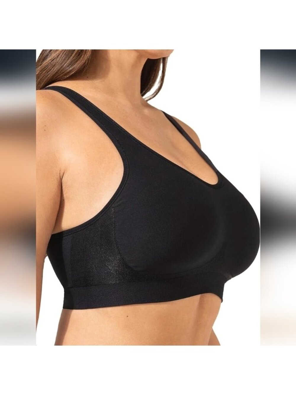 Truekind Bra Wireless Support Bra, Seamless Shaper 2XL
